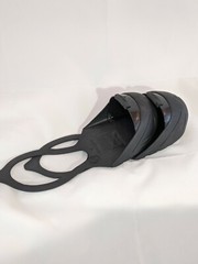 Oshatoes All Black Steel Toe Cap Safety Overshoe OSHA Compliant, Small