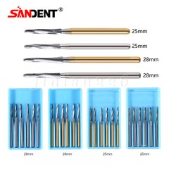 Dental Carbide Burs 19mm FG Straight Fissure Bur for High Speed