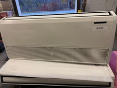 Mitsubishi PUY-A42NKA7 Condensing Unit with 2 PCA-A42KA7 split-system heat pumps