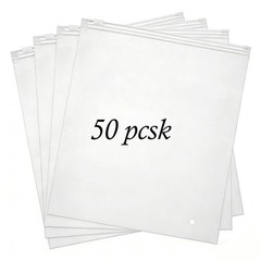Pack of 50 12×14-inch Frosted Zipper Bags — Clothing & Garment Packaging Bags