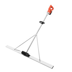 21V Cordless Concrete Vibrators Surface Power Trowel w/ 59″ Screed Blade Rulder