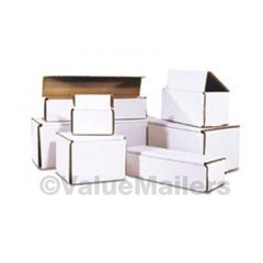 500 – 6x4x3 White Corrugated Shipping Mailer Packing Box Boxes 6 x 4 x 3 100 %