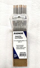 Radnor Tungsten Electrodes 64001964 1.5% Lanthanated 3/32″ x 7″