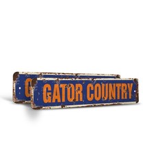 GATOR COUNTRY Vintage Style Street Sign gators fan aligator lover football