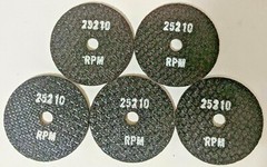 2-1/2″ x 1/8″ x 3/8″ CUT OFF WHEEL 2.5″ 36 GRIT TYPE 1 [25,000rpm] (QTY:5) NOS