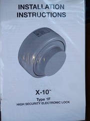 3-pc LOT: Kaba Mas X-10 Type 1F High Security Lock Open Box NO WARRANTY