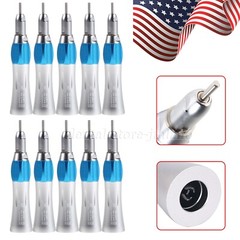 Yabang Dental Slow Low Speed Handpiece Straight Nosecone Air Motor 4Holes