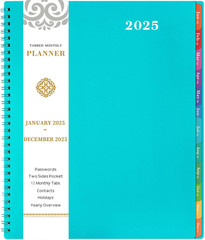 Monthly Planner 2025 – Monthly Planner, JAN 2025 – DEC 2025, 9″ X 11″, 12-Month
