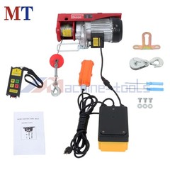 PA600 1320 lbs 110V Mini Electric Hoist 328 ft Wireless & 14 ft Wired Remote
