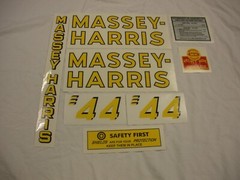 Massey Harris 44 Tractor Decal Set – New FREE SHIPPING