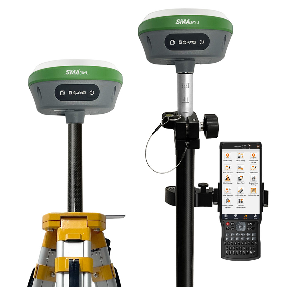 SMA26 Pro 4G GPS GNSS RTK 1 cm Accuracy Base Rover Collector 10km UHF Range 20h