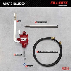 FILL-RITE FR152 Fuel Transfer Piston Hand Pump NEW 🔥 fillrite