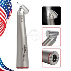 AbDent Dental 45° Contra Angle LED Optic 1:4.2 Handpiece Quattro Spray AT