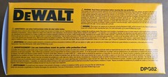 BULK 50 pc CASE – DeWalt Concealer Safety Goggles, DPG82-11C, Clear, Anti-Fog