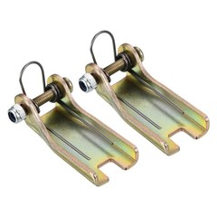 2 Pack 50mm Hook Safety Latch Kit Metal Towing Hitch Replacement Zinc Plating