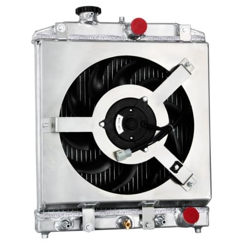 Aluminum Radiator Shroud Fan 92-00 Honda Civic D15D16 EKEG Del Sol Integra 1.6L