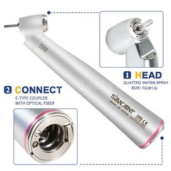 Surgical Dental 45 Degree Fiber Optic 1:4.2 increasing Contra Angle Handpiece CE