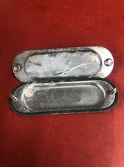 (2) CROUSE-HINDS 280G RIGID CONDUIT BODY COVERS & GASKET 3/4″ FORM 8 STEEL/ZINC