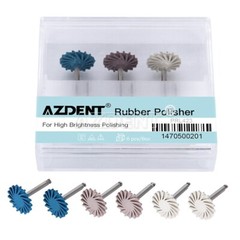 6Pcs Dental Composite Diamond System RA disc 14mm wheel polishing For Handpiece