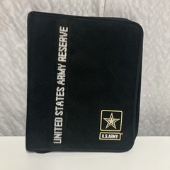 United States Army Reserve Black Portfolio Folder Binder 13” X 11”