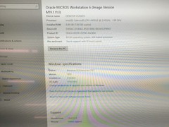 Oracle Micros Workstation 625X Intel Celeron 4305UE 2.0 GHz 8 GB 128 SSD Win 10