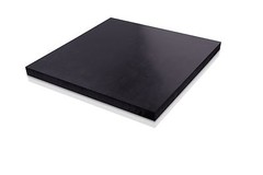 UHMW Polyethylene Plastic Sheet 3/8″ x 24″ x 24″ Black Color