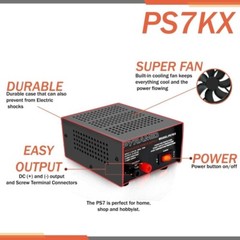 Universal Compact Bench Power Supply – 5 Amp Linear Regulated Home Lab Bencht…
