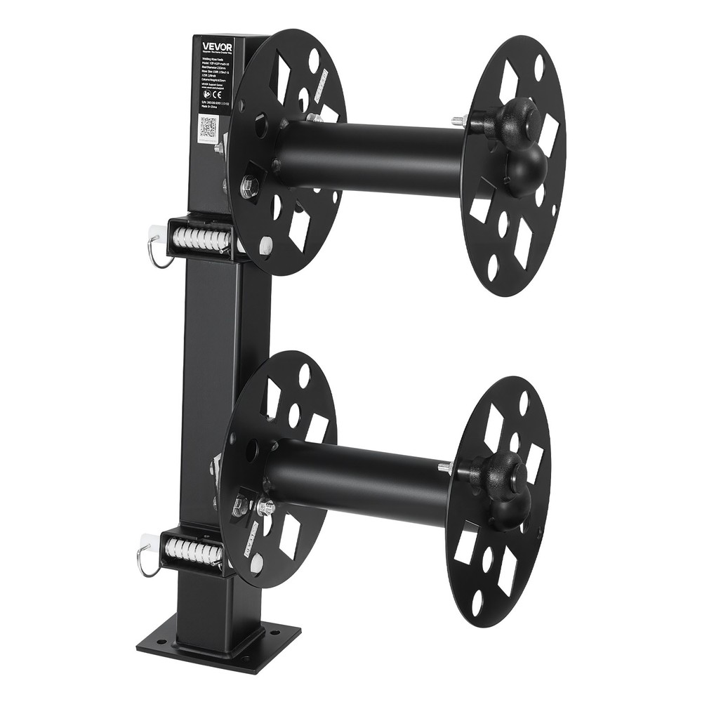 VEVOR Heavy Duty Double Welding Cable Reel Fits 150FT 1/0 & 125FT 2/0 Cable