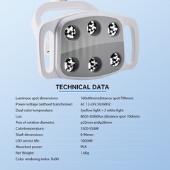 6 LED Dental Oral Light Operating Lamp Induction For Dental Unit Chair Tool