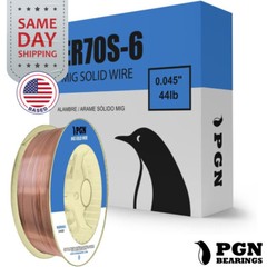 ER70S-6 .045″ – 44-Lb – Mild Steel MIG Welding Wire – Shatterproof ABS Spool