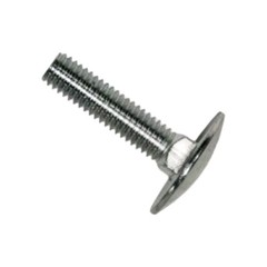 5/16-18 × 1-1/2″ Step Bolt (25)Pieces, Zinc Finish, Large Head.