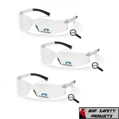 PYRAMEX ZTEK READER SAFETY GLASSES CLEAR BIFOCAL +1.50 LENS S2510R15 (3 PAIR)