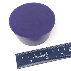 (1) 2.437″ x 2.95″ #13.5 High Temp Silicone Rubber Powder Coating Plugs Cerakote