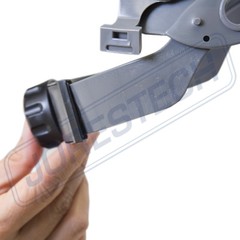 BLACK HARD HAT FULL BRIM JORESTECH 4 POINT RATCHET SUSPENSION CONSTRUCTION