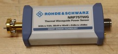 Rohde Schwarz NRP75TWG Thermal Waveguide Power Sensor 50-75GHz -35 to +20dBm