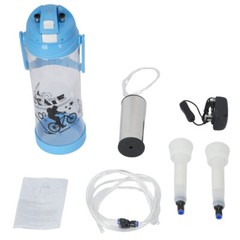 3L Dual Head Milking Machine For Cow Sheep Goat Portable Milker With Vacuum Pump