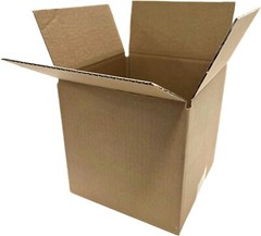 100 6x6x4 Cardboard Paper Boxes Mailing Packing Shipping Box Corrugated Carton