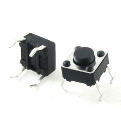 50PCS 6x6x5mm DIP Through-Hole 4pin Tactile Push Button Switch Momentary