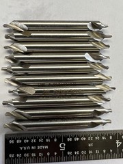 20pcs M2 HSS #2 center drills 5/64×3/16×1-7/8″ #530-200