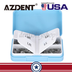 50 Sets AZDENT Dental Orthodontic Buccal Tube 1st Molar Roth 022 Bondable Tube