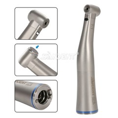 Dental 1:1 Fiber Optic LED Contra Angle Handpiece 4 Spray Push Button fit NSK po