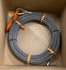 Steel Core Winch Line 1/2″ x 30 FT w/ Swivel Hook Latch Wrecker Cable Tow USA