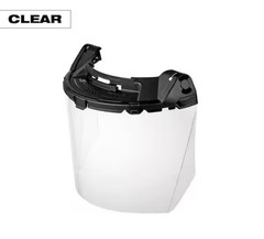 NEW Milwaukee BOLT Clear Uncoated Lens Jobsite Task Full Face Hardhat Sheild