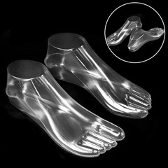 1 Pair Model Feet Mannequin Female Feet Great For Shoes, Jewelry, Ankle Display