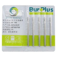 Wave Dental Carbide Long Straight Handpiece Bur HP699 699L 703 704 5Burs/Pack