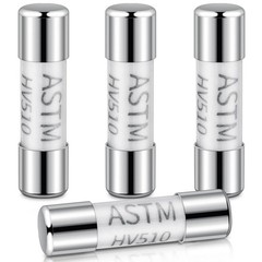 4 Pieces Christmas Light Fuse 0.2A, Hv510, 200Ma/600Vac, 5X20Mm Fast Blow Glass