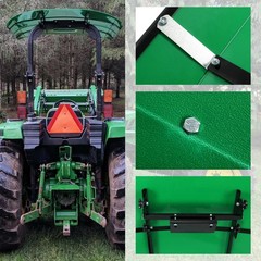 Green Tuff Top Tractor ROPS Canopy 52″ X 52″ For Tractor Mowers Umbrella