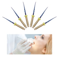 AZDENT Dental Engine Use Rotary Heat Activated Canal Root Endodontic Files 25mm