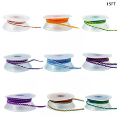 Dental Orthodontic Colored Elastic Power Chain 15ft Long/Short/Continuous