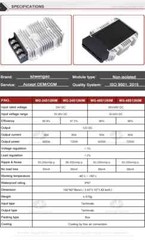 36V 48V to 12V 50A 60A DC DC Step Down Voltage Buck Converter 13.8Volt Golf Cart